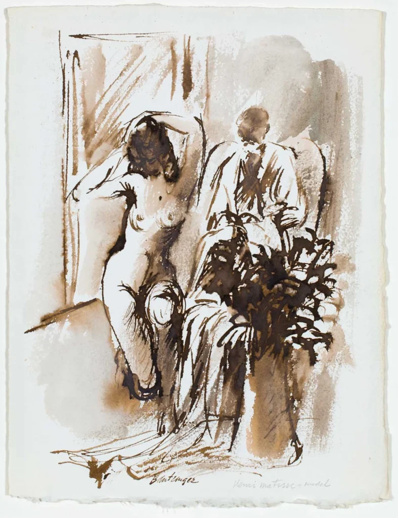 Cees Bantzinger – Henri Matisse met model