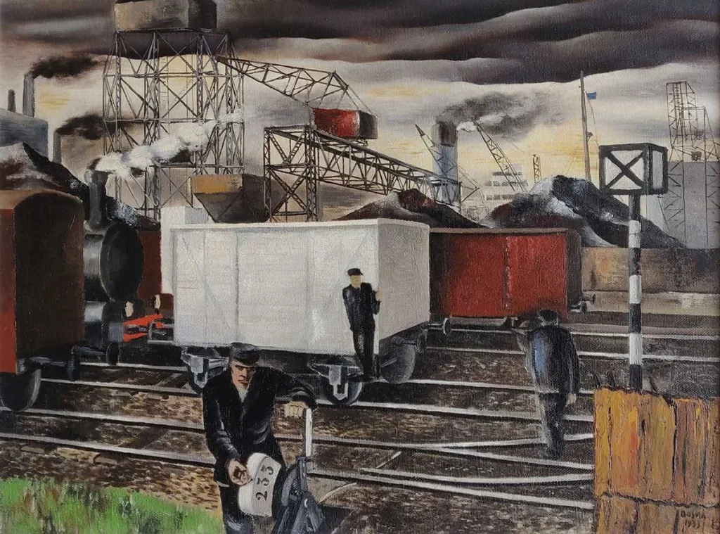 Wim Bosma – Spoorweg emplacement