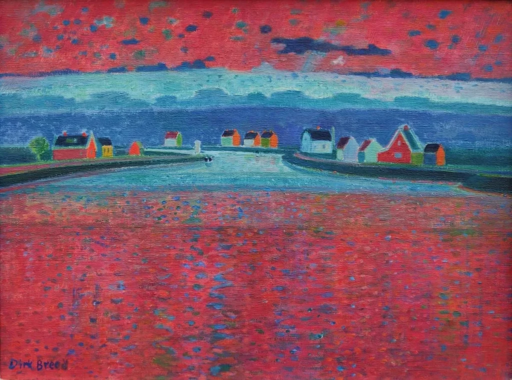 Dirk Breed – Gezicht op de Waver bij Waverveen