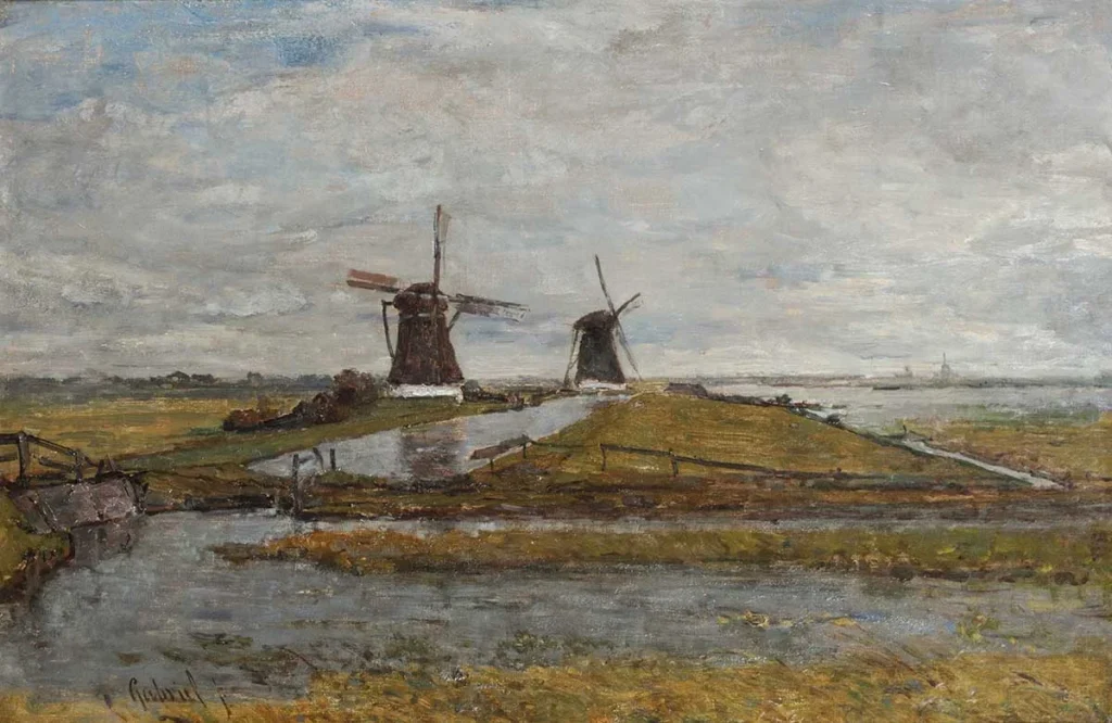 P.J.C. Gabriël – Molens bij Overschie