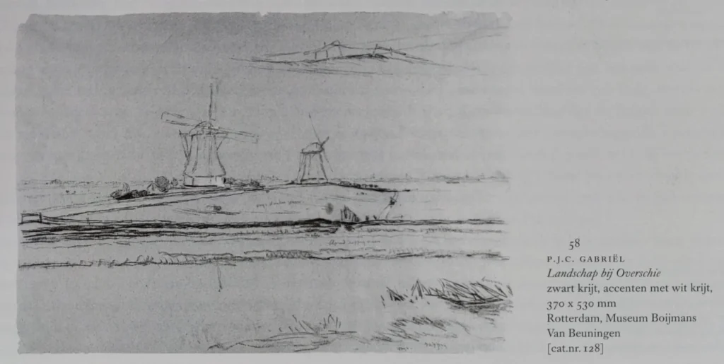 P.J.C. Gabriël – Molens bij Overschie