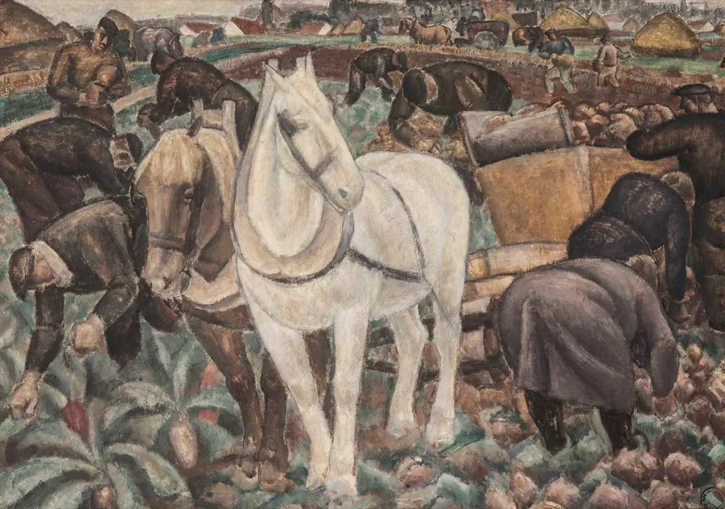 Leo Gestel – Landarbeid aan de Leie