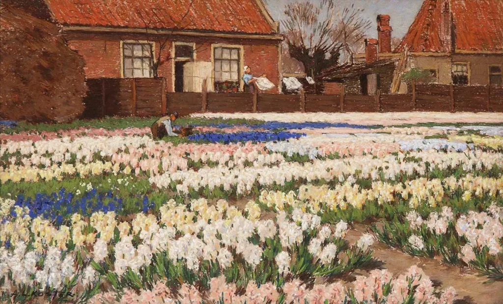A.L. Koster – Hyacinten kweektuin bij Haarlem