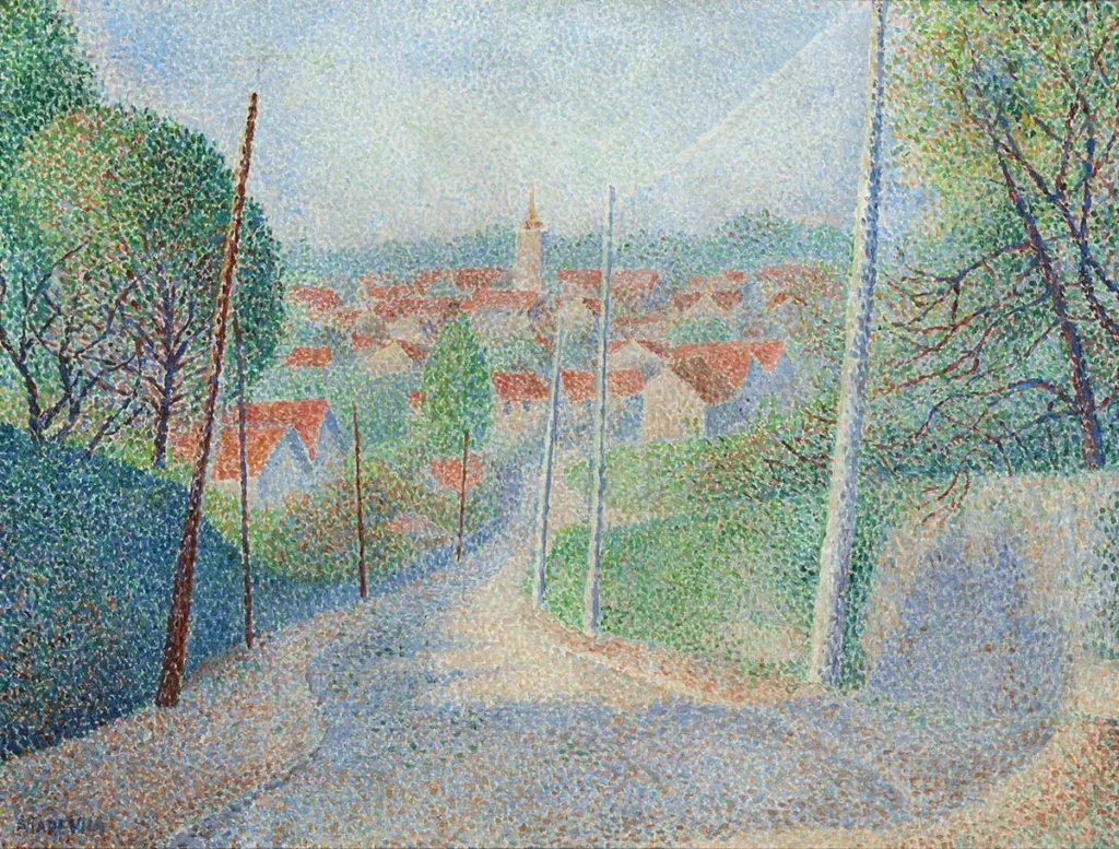 Marevna – Gezicht op het dorp Saint Prix, Frankrijk