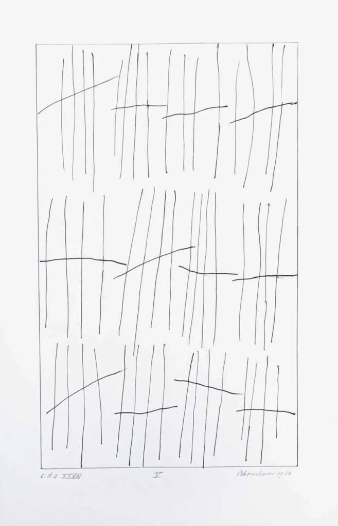 Jan Schoonhoven – Compositie V