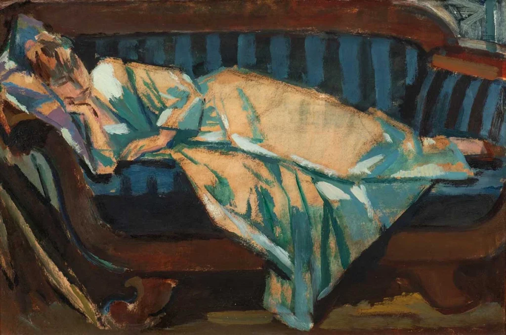 Sierk Schröder – Vrouw op sofa