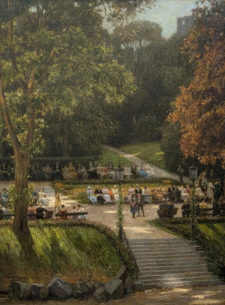 Nicolaas van der Waay – Het Kurpark te Badenweiler