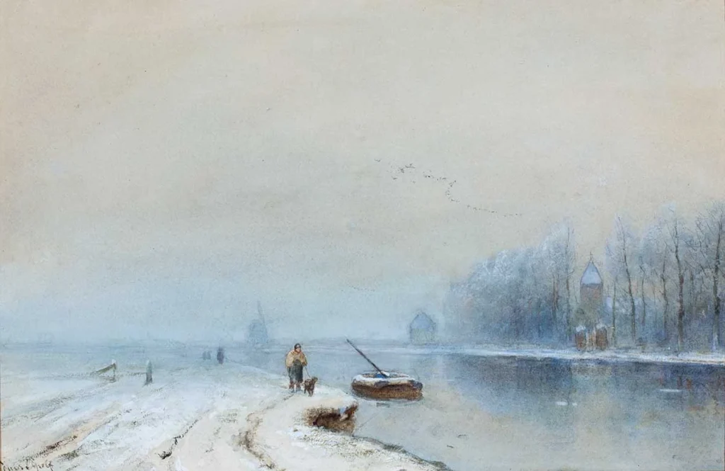 Louis Apol (1850-1936) – Winterlandschap