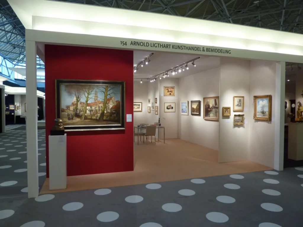 Stand van Arnold Ligthart Kunsthandel & Bemiddeling op PAN Amsterdam
